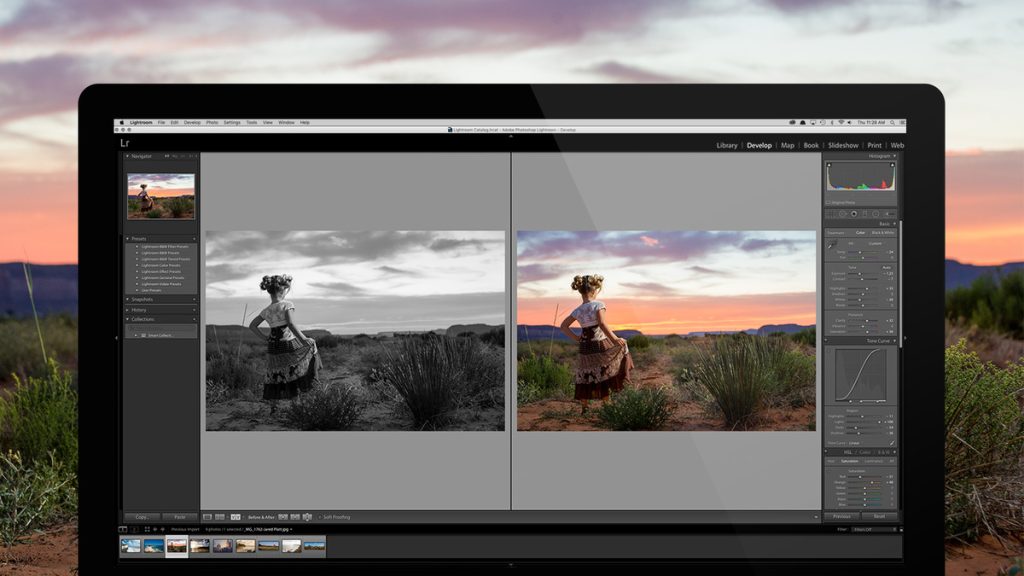 Fotos mit und ohne Voreinstellungen in Lightroom | Luminar Neo Blog