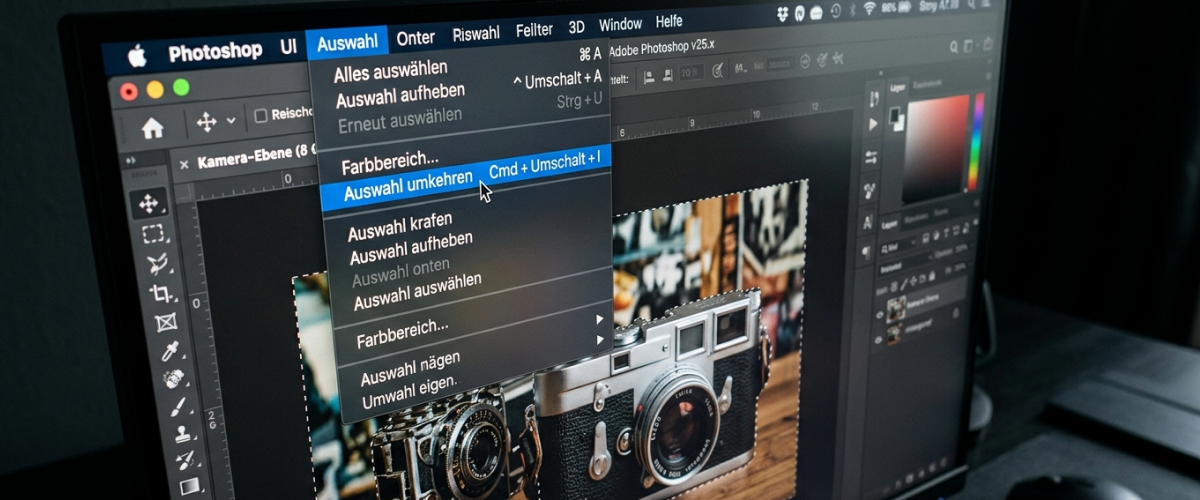 Photoshop-Auswahl umkehren: Shortcuts und Tipps | Luminar Neo Blog