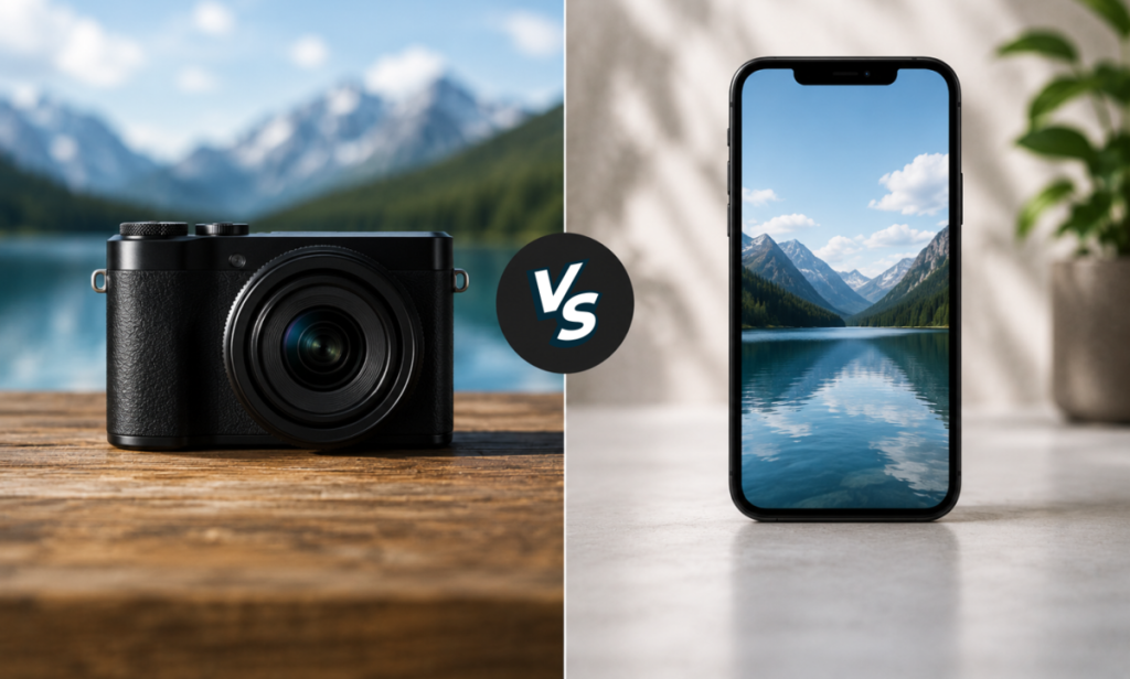 Kompaktkamera vs Smartphone | Luminar Neo Blog