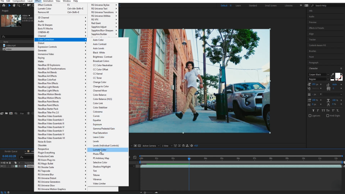 Lumetri Color öffnen in Adobe Premiere Pro | Luminar Neo Blog