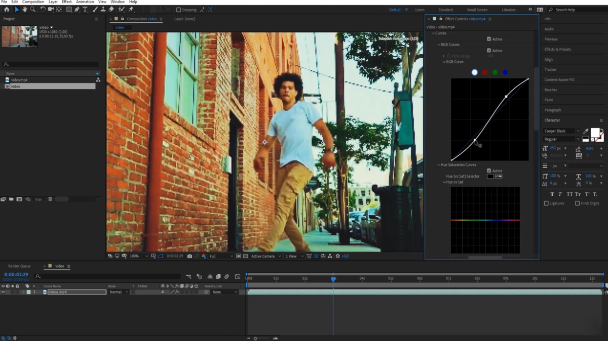 Intensität anpassen in Adobe Premiere Pro | Luminar Neo Blog