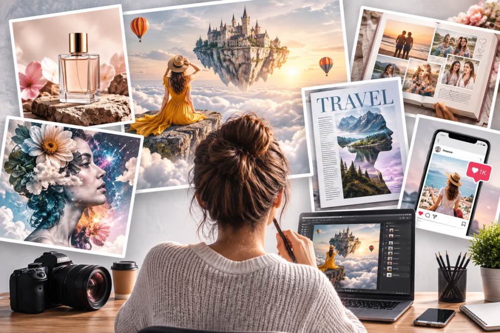 Verschiedene Arten der Fotomontage| Luminar Neo Blog