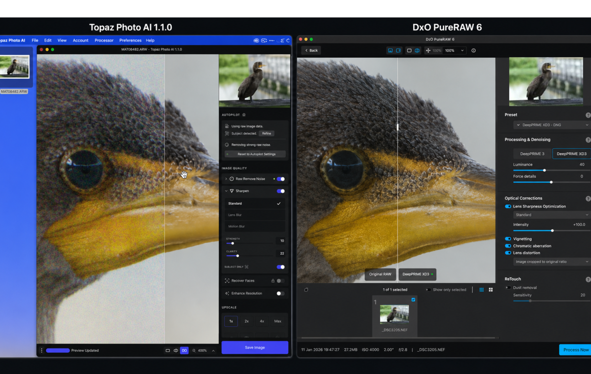 Topaz Photo AI vs DxO PureRAW | Luminar Neo Blog