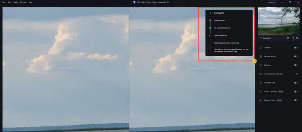 Vorher-Nachher-Vergleich des Himmels im Editor | Luminar Blog