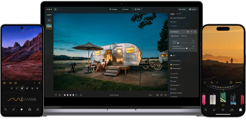 Luminar auf verschiedenen Geräten | Luminar Blog
