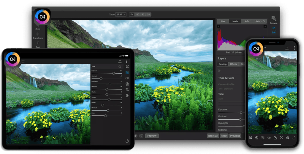 ON1 auf verschiedenen Geräten | Luminar Blog