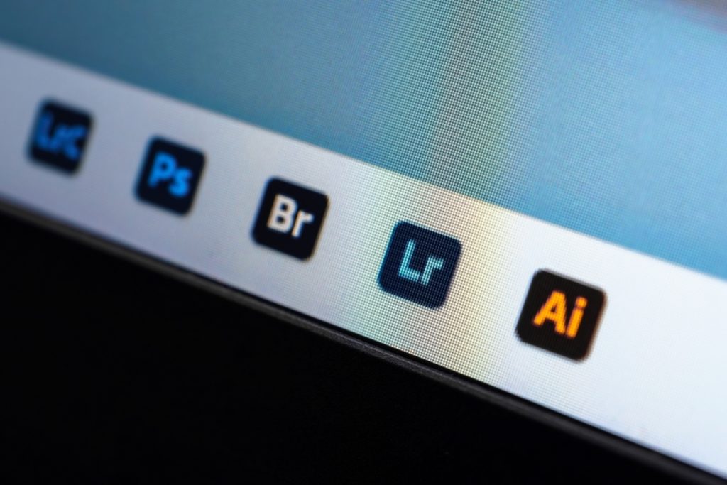 Adobe Lightroom und andere App-Symbole auf dem Bildschirm | Luminar Blog